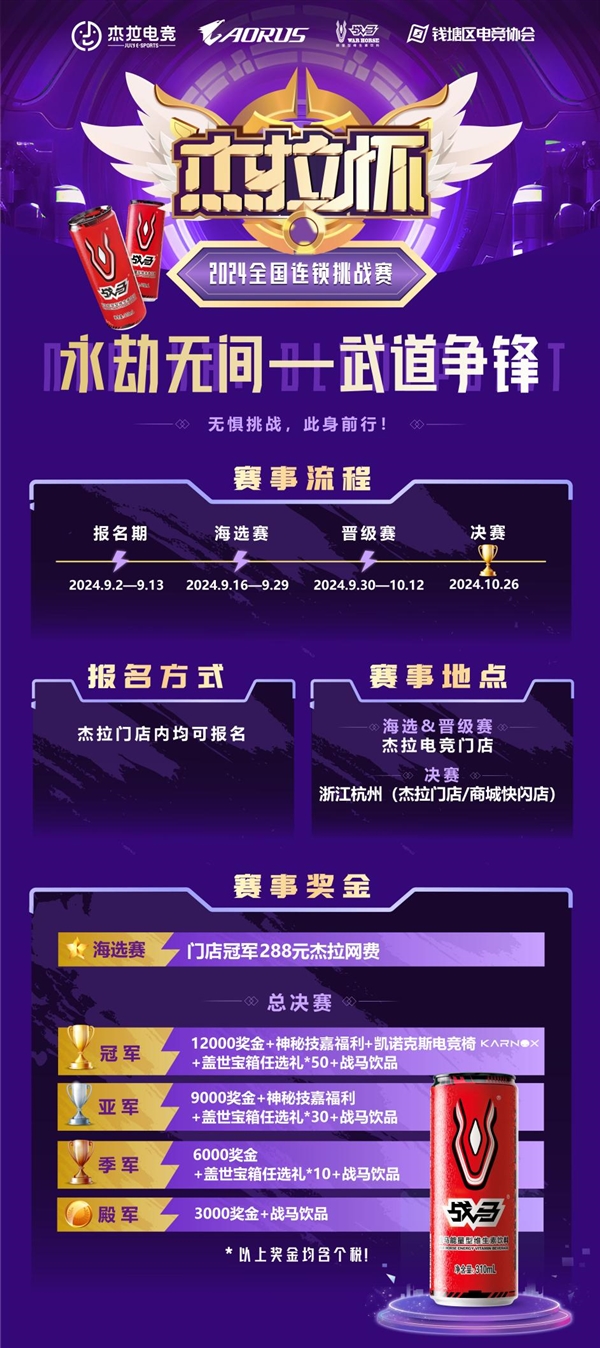 技嘉热血助力！无惧挑战！杰拉杯2024全国电竞挑战赛一触即发！(图2)